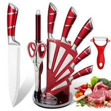 Kochmesser Set Japanisches VG10 Küchenmesser Edelstahl Santoku Fleischmesser DHL