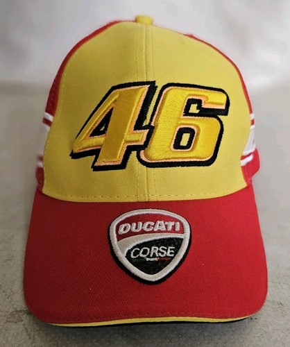 Valentino Rossi Ducati Baseball Cap VR46 The Doctor Hat SuperBikes Racing Italy - Picture 3 of 14