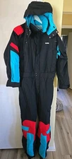AWESOME! Vintage 80's Robert John Colorblock Ski Suit Mens 44 XL