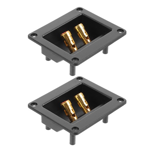 2 Pcs Terminal Box Terminals Speaker Banana Plugs Connector Connectors - Picture 6 of 12