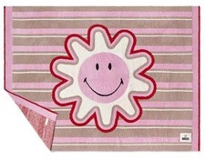 Barefoot Dreams CozyChic Smiley Stripe Blanket, Feather Multi