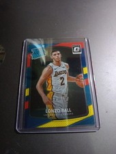 2017-18 Panini Donruss Optic - Rated Rookie Lonzo Ball #199 Red & Yellow (RC)