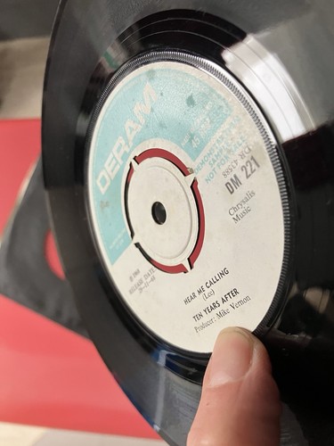Ten Years After I'm Going Home Promo 7" /1968 /Deram /DM 221 /Hear Me Calling - Picture 5 of 11
