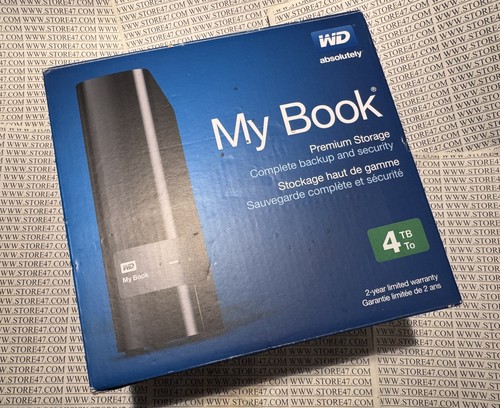 NEW! WD My Book 4TB External Drive Storage USB 3.0 File Backup Storage PC or MAC - Picture 1 of 11