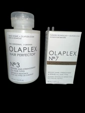 Olaplex No 7 Bonding Oil Boosts Shines, Strengthens & No 3 Hair Perfector 1.70z