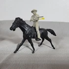 VINTAGE MARX FORT APACHE PLAYSET Calvary & HORSE VINYL