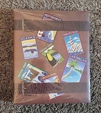 New Princess Cruise Photo Album Travel Scrapbook Memory Book 8x10 Holds 48 Pics