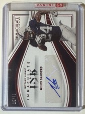 2023 Immaculate Collegiate Miles Sanders #II-MS Immaculate Ink Auto Red /75
