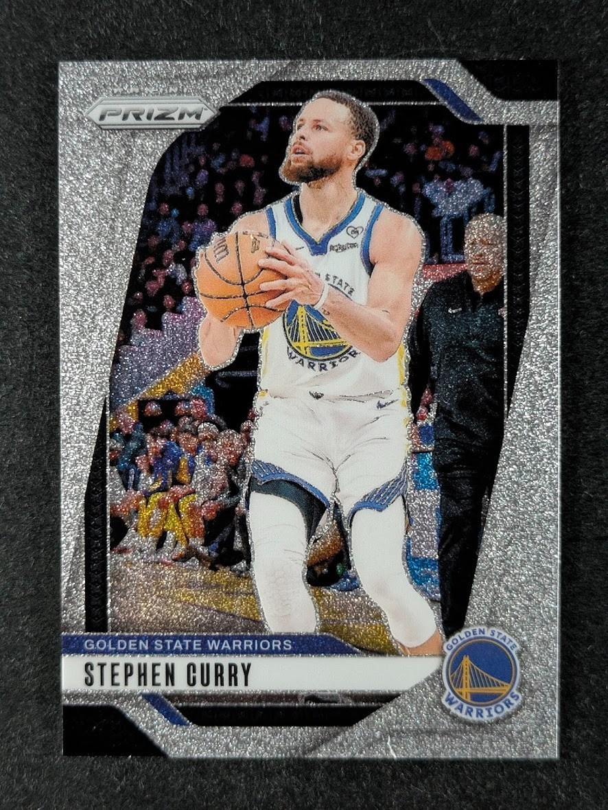 2024-25 Panini Prizm STEPHEN CURRY Glitter Prizm SSP Case Hit GSW #134