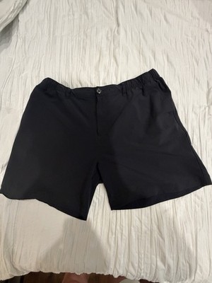 Chubbies Men's Everywear Shorts Black 2XL 6'' Inseam Elastic Drawstring Pockets