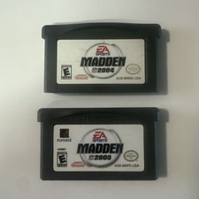Madden Lot of 2 Gameboy Advance (GBA) Games 2004 and 2005, Cart Only *TESTED*