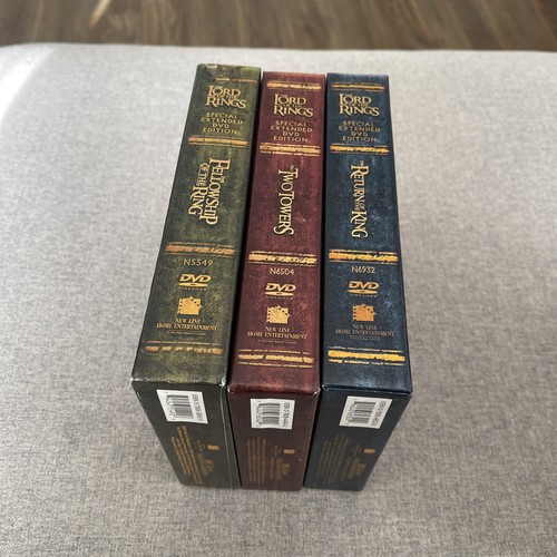 Lord of the Rings Complete Trilogy Special Extended Edition 3-Box Set 12-DVD's - Imagen 2 de 2