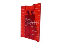 Piastra distanziale magnetica livello laser rosso target card linea fascio
