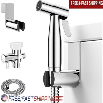 Handheld Bidet Sprayer Hygiene Cloth Diapers Baby Bath Pet Wash Easy Install New