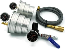 Charge Air Cooler CAC Boost Leak Tester 4"3.5" 3" Steps for Semi-Trucks Tractors