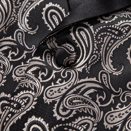Stoff Blazer Jacquard Kausal Kontrastfarbe Kragen Luxusdesign Männer Party - Bild 4 von 39