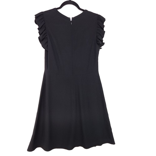 Prada Milano Made in Italy Rüschen Etuikleid Größe 40 Damen Schwarz Plissee - Bild 2 von 12