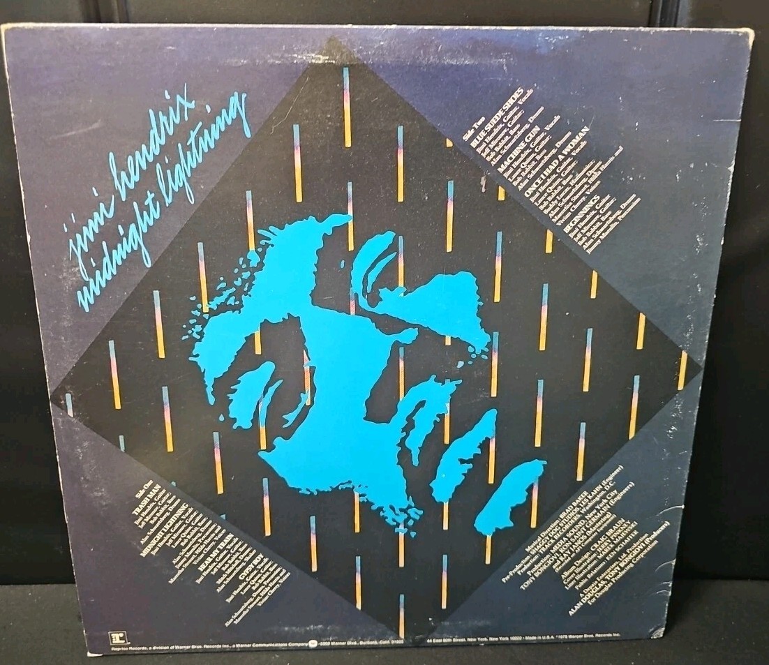 JIMI HENDRIX - MIDNIGHT LIGHTNING - 1975 Vinyl Record LP | eBay