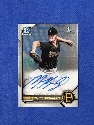 2022 Bowman Chrome Draft Pick Auto Michael Kennedy #CDA-MKY Autograph rookie rc