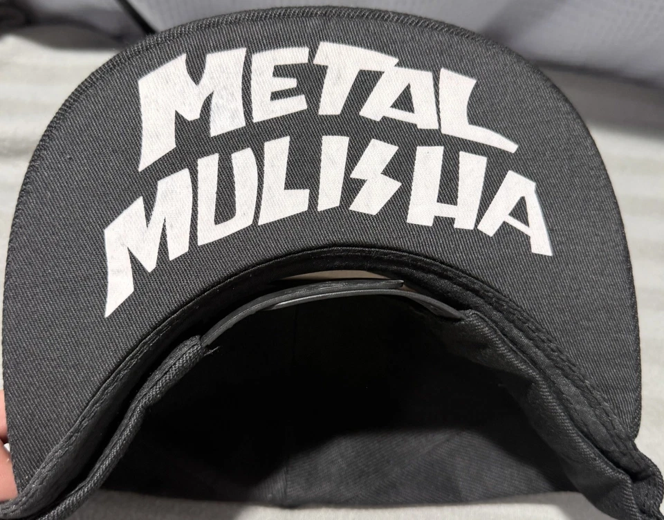 🔥 Boné de beisebol masculino de metal Mulisha SnapBack ajustável logotipo caveira motocross - Imagem 3 de 4