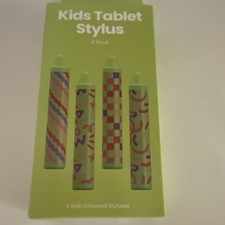 Kids Tablet Stylus 4 Pack Universal for Tablets/Smartphones Soft Rubber Crayon