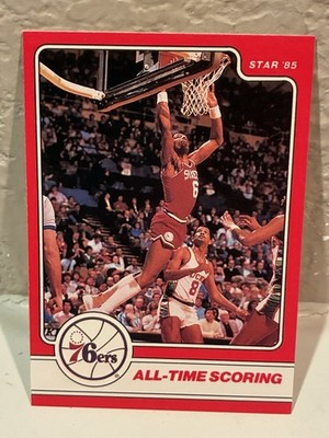 1984-85 Star Julius Erving Set #16 All-Time Scoring EXMT C