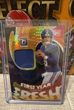 2025 Panini Donruss Optic - First Year Fresh Jaxson Dart #FYFBH-JDA Blue...