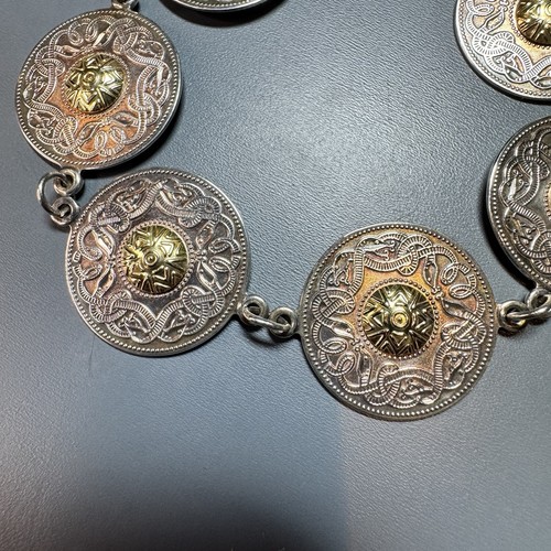 Celtic Warrior Shield Bracket Sterling Silver 925 7” - Picture 4 of 8