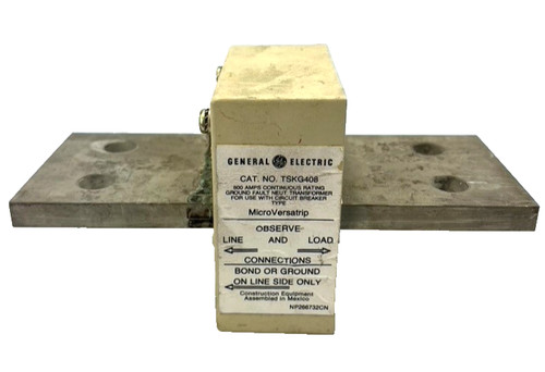 GE TSKG408 800A Ground Fault Neutral Transformer for MicroVersatrip 800 Amp