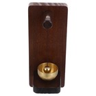 Wooden Doorbell With Brass Bell Wind Chime For Business Entrance Decorative 