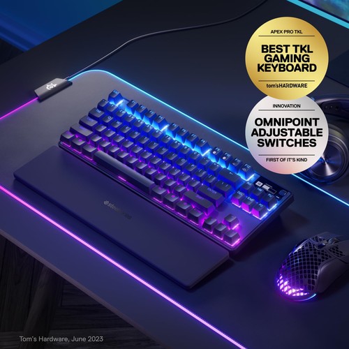 Apex Pro TKL Wireless HyperMagnetic Gaming Keyboard — Esports Tenkeyless — OL... - Picture 2 of 8