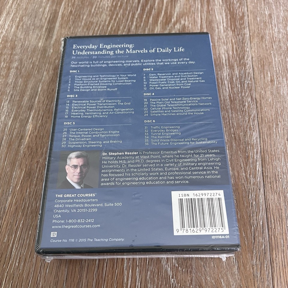 Everyday Engineering Understanding Marvels of Daily Life 6 DVD Set with ...