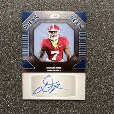 2025 Sage DaSHAWN JONES #SPA-DJ Sneak Peak RC AUTO - ALABAMA FOOTBALL CARD