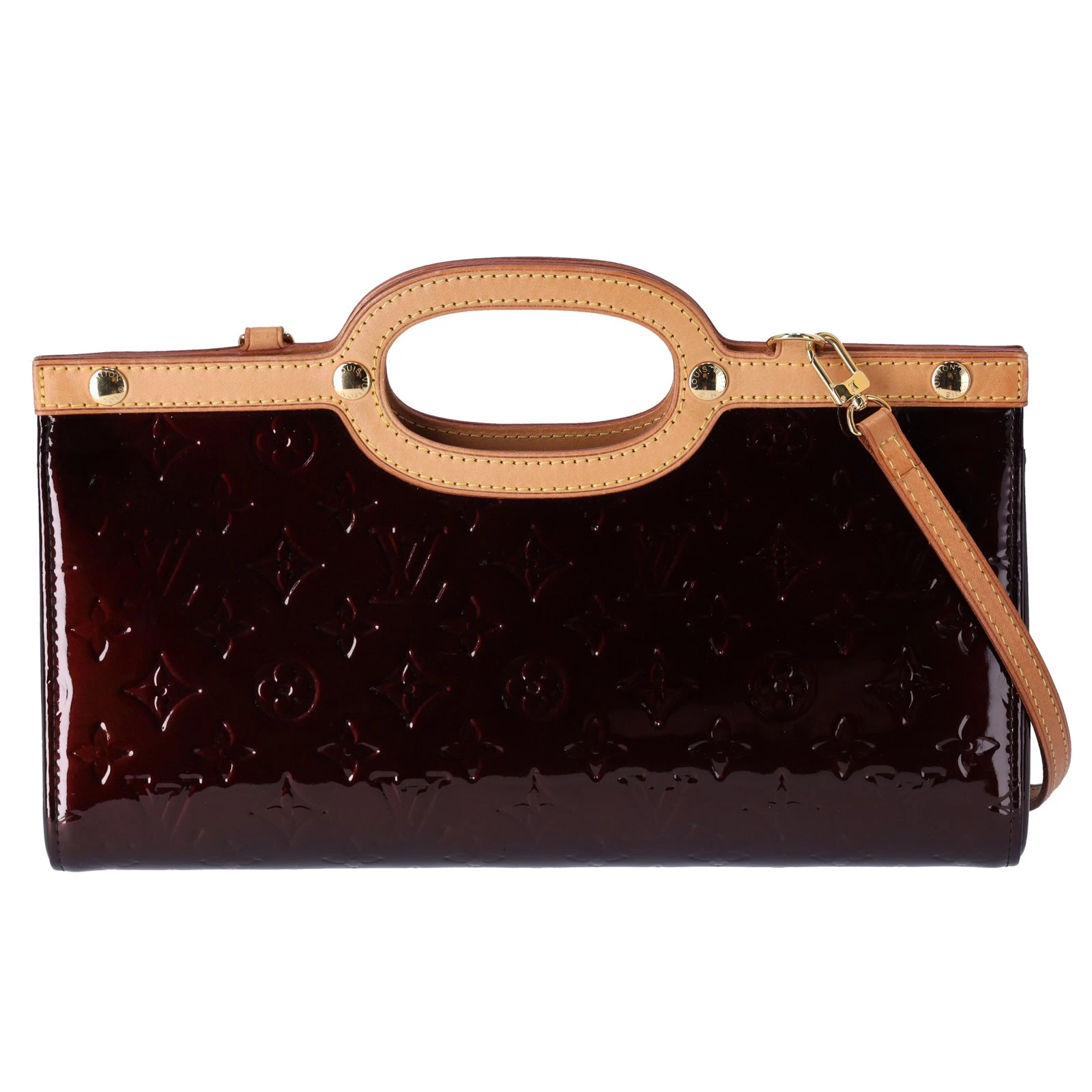 LOUIS VUITTON（LV） Borsa a mano Louis Vuitton Roxbury Drive Monogram Vernis M91995 Amarante