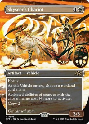 x1 Skyseer's Chariot - Foil - Borderless R MTG Aetherdrift M/NM, English