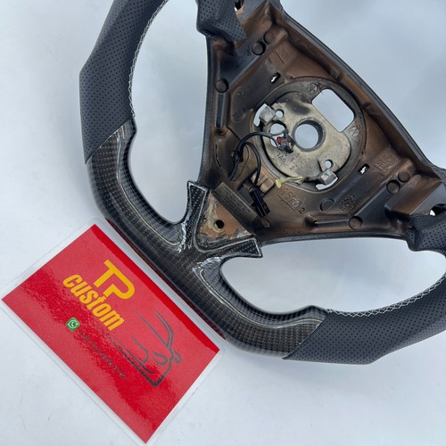 Carbon Fiber Steering Wheel Fit Porsche Cayenne GTS 955 957 958 Turbo S 2003+ - Picture 4 of 9