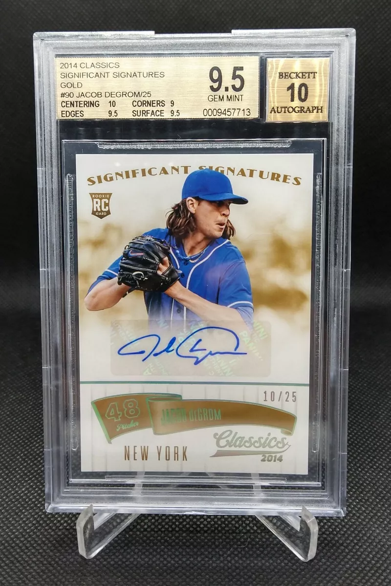 Jacob deGrom 2014 Classics Significant Signatures Gold /25 BGS 9.5/10 Auto  Pop 5