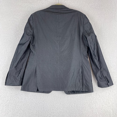 John Varvatos Gray Dwell 2 Button Blazer Jacket Mens Long Sleeve Size 42R - Picture 15 of 15