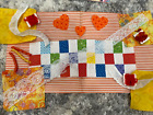 Fabric Embellishments For Quilting/Crafting/Junk journaling bight fabrics & lace