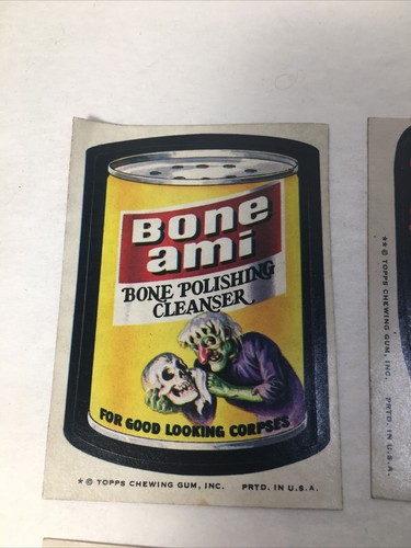 Topps Wacky Pack Die-Cut Card Stickers Lot of 40 series 7 8 9 10 11 Maddie Boy - Picture 3 of 20