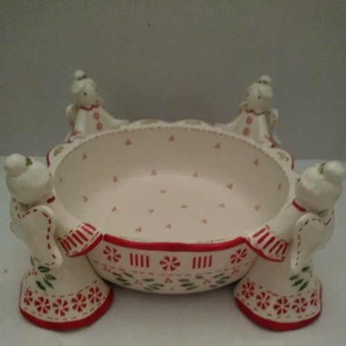 Temptations 1.5 qt. Angel Serving Bowl KF1 730424 Christmas 36 - Picture 3 of 11