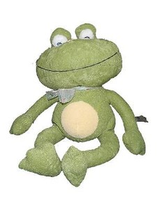 Nojo 18 Plush Green Jungle Freddie Frog Stuffed Animal Bow Nursery Ebay