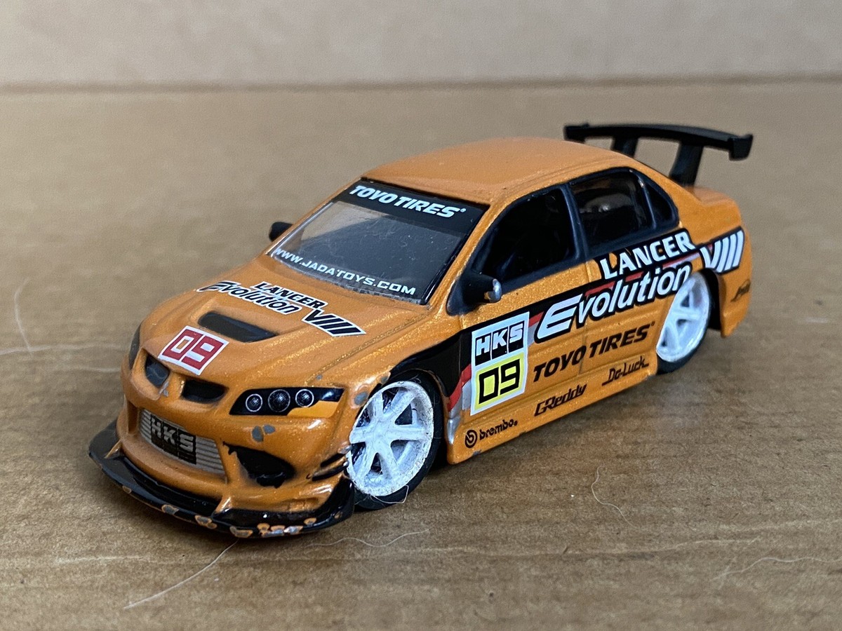 JADA 頭文字D MITSUBISHI LANCER EVOLUTION Jada Fast and Furious Brian's Mitsubishi Lancer Evolution