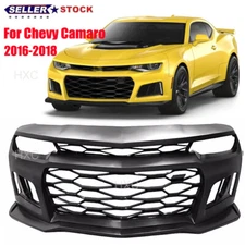 For 2016 2017 2018 Chevy Camaro ZL1 Style Front Bumper Cover grill Assembly