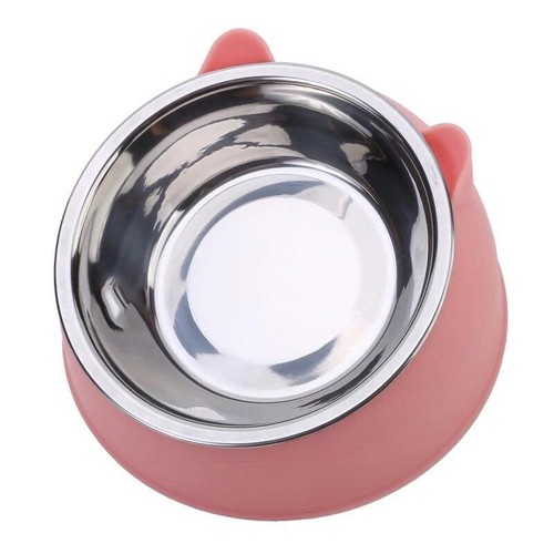 1pc Feeding Bowls Stainless Steel Drinking Feeder Pet Dogs Cats Feeders - Picture 6 of 29
