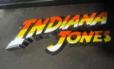 Indiana Jones Logo Movie Retro 3D Printed Hanging or standing  sign 7 inches 7"