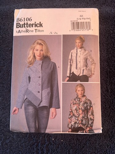 Patrones de Butterick (W) ~ Todos los Patrones Talla 16-26 * ~ * ~ * ~ * Anuncio 6601 - Imagen 44 de 51