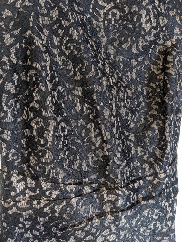 REISS OE Toledo Spitzen-Etuikleid schwarz-creme UK-Größe 8 Hochzeit Party Cocktail - Bild 7 von 14