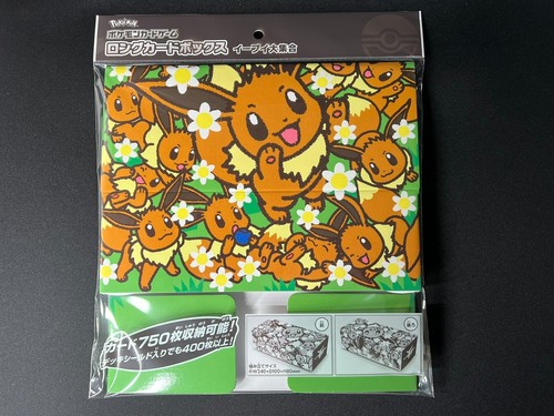 Eevee Long Deck Box Japanese Pokemon Center Exclusive Sealed - Picture 3 of 5