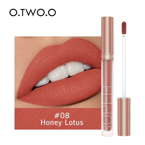 O.TWO.O Liquid Lipstick Matte Lip Gloss Cosmetic Lightweight Lip Glaze Long Last - Picture 9 of 23